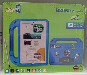 New Bebe B2050 Pro Max Kids Tablet, 256GB, 8GB RAM, SIM, 4G LTE, 10000mAh, 10.1" Screen