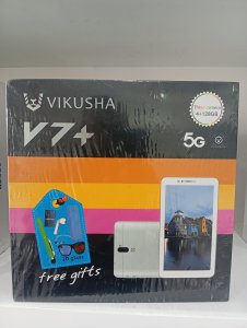 New Vikusha V7+ Tablet, 128GB, 4GB RAM, SIM, 4G LTE, Android 10, 7" Screen